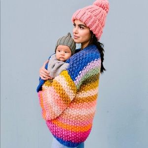 Anthropologie cardigan rainbow
